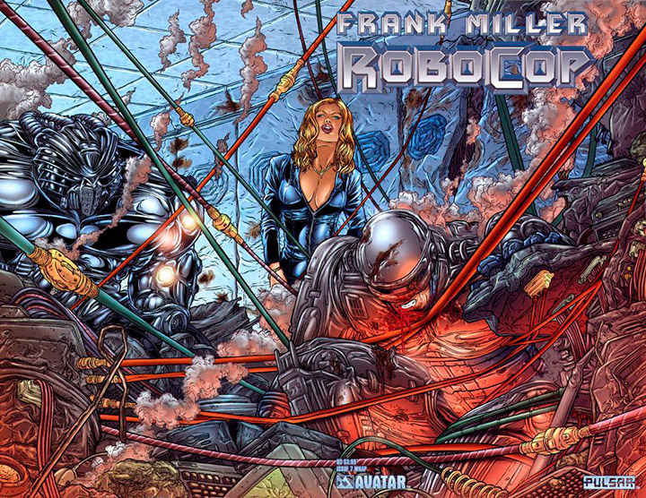 portada del cómic Robocop de Frank Miller