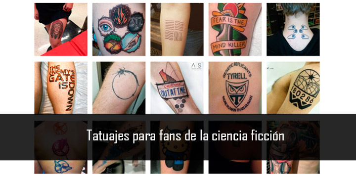 Tatuajes para fans de la ciencia ficción