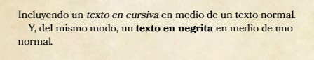 Formato cursiva negrita Homebrewery