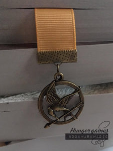 Marcapaginas de Los juegos del hambre bronce