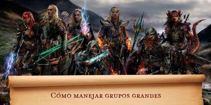Cómo manejar grupos grandes