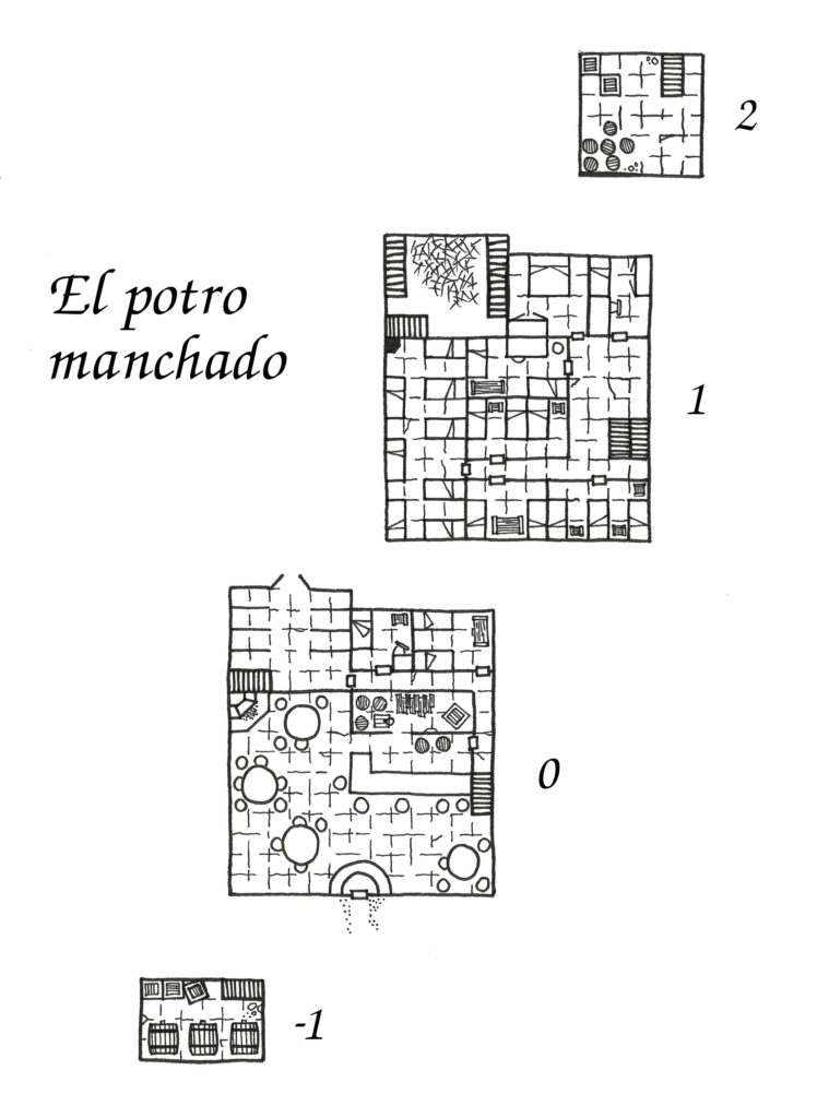 Mapa taberna El potro manchado