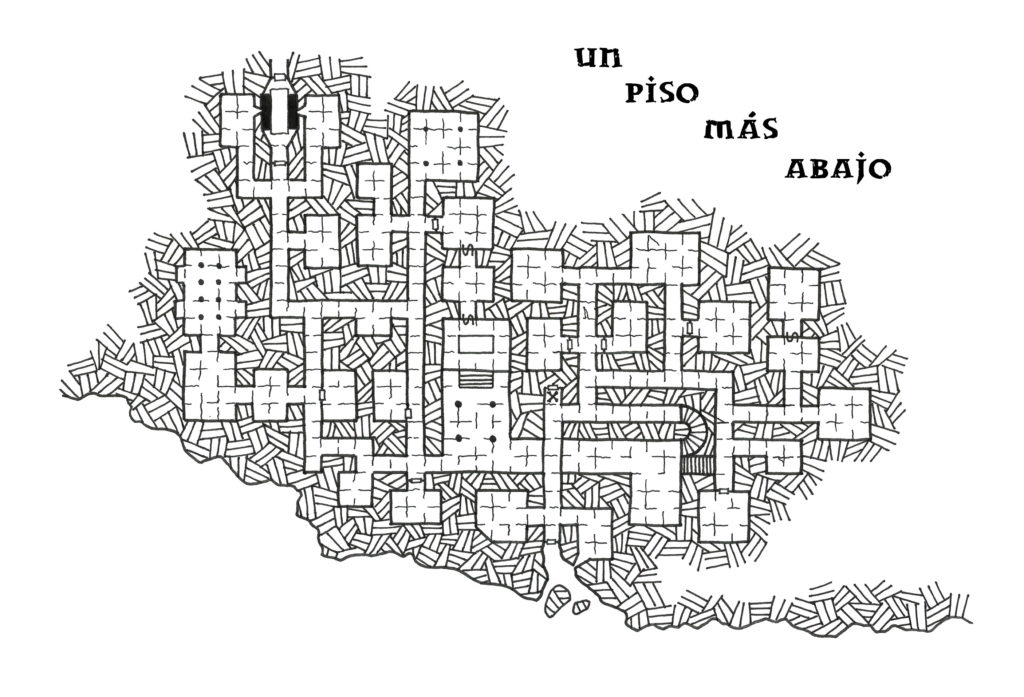 Un piso más abajo mapa