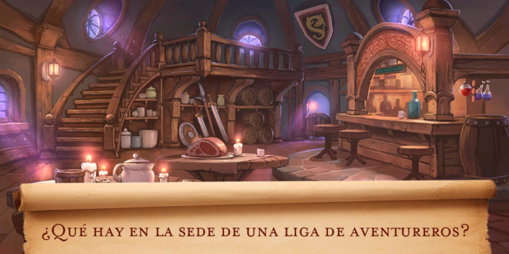 ¿Qué hay en la sede de una liga de aventureros?