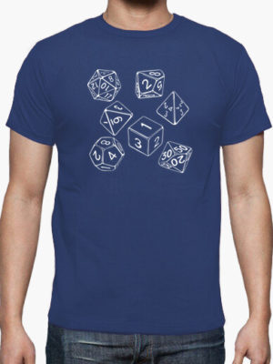 Camiseta dados de rol