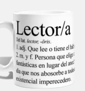 Taza definición: Lector/a